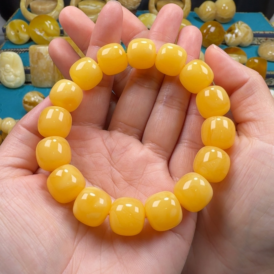 蜜蜡手链未镶嵌蜜蜡