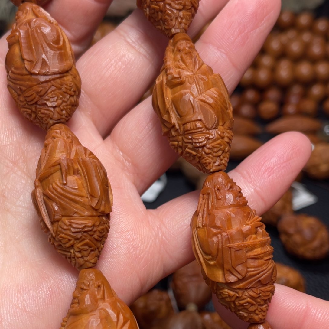 橄榄核手串/手链梅林核纯刀铲八仙
