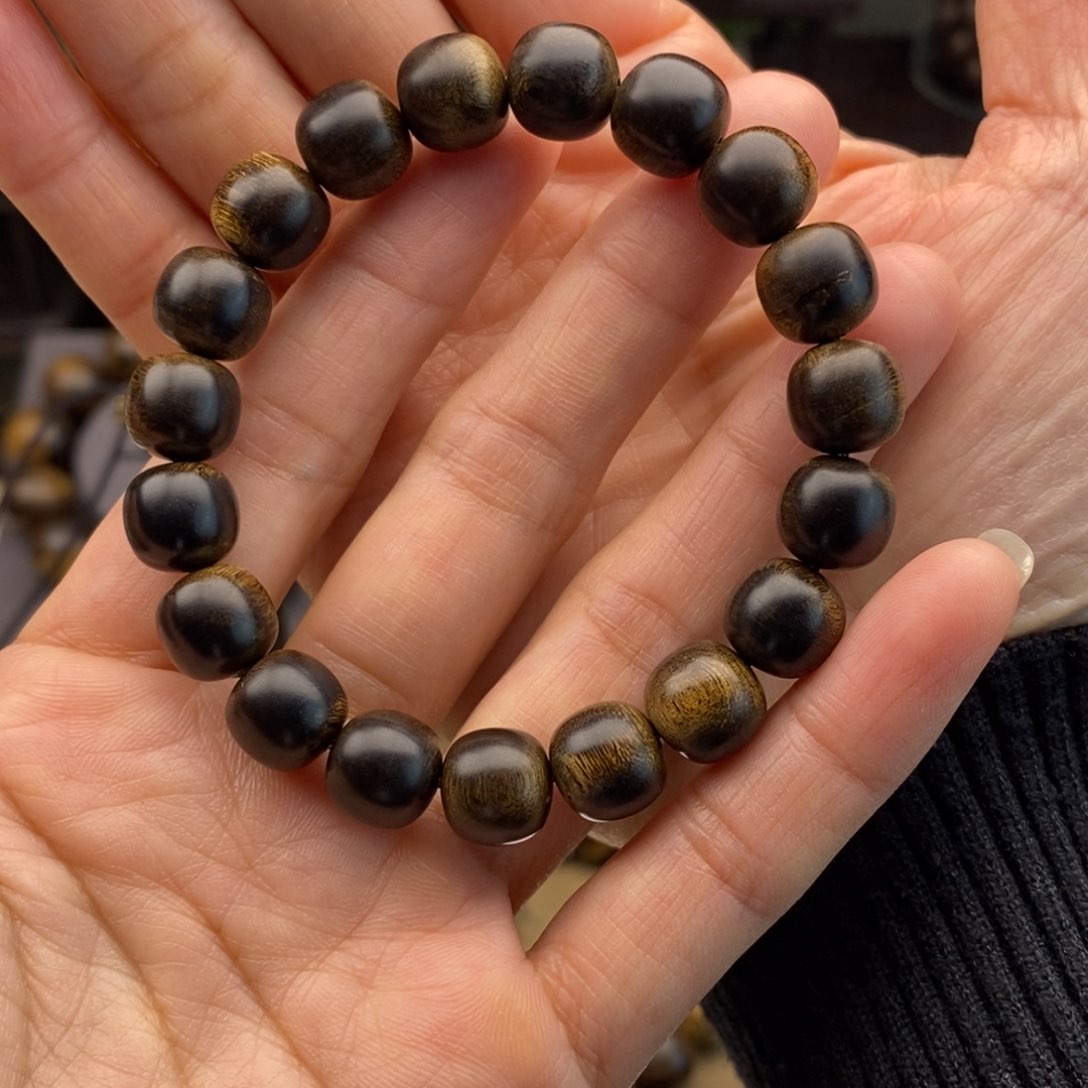 沉香手串1****9越南芽庄白棋瘤疤1.0
