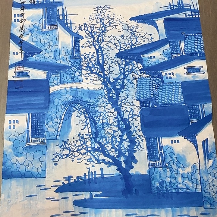 手绘国画作品欣赏9999