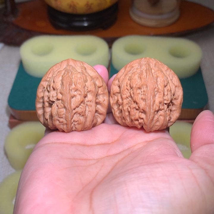 文玩核桃把件火焰马蹄