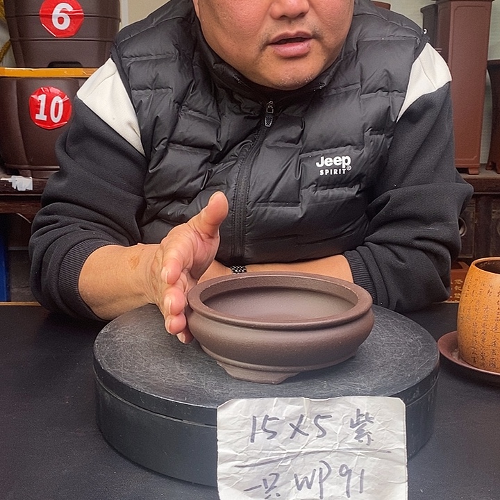 花盆紫砂货号一只WP91