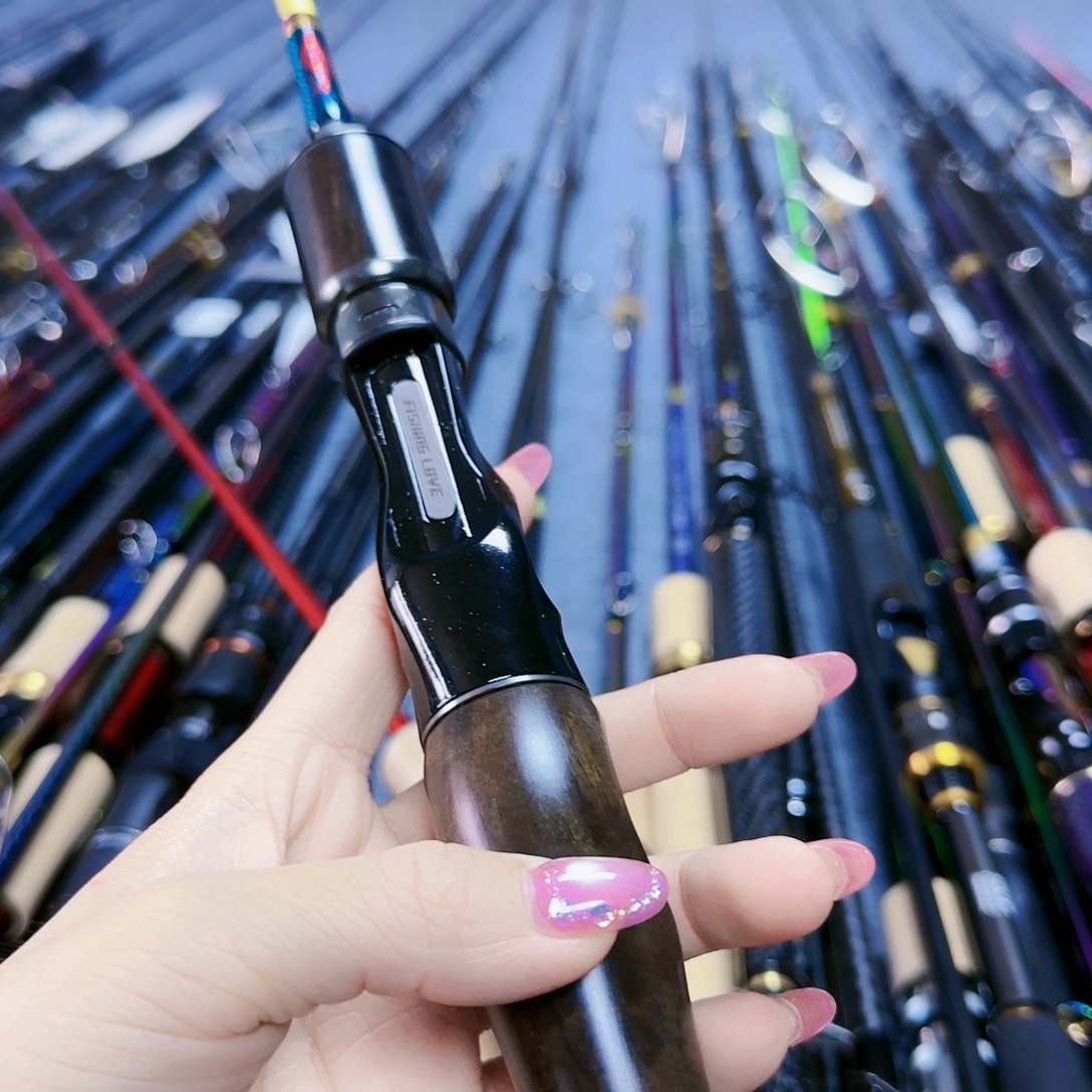 许***海3.8m碳素路亚竿枪饼杆链接