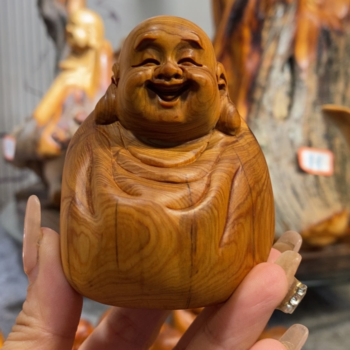 【闪购商品】柏木（崖柏）根雕木雕工艺品摆件，满十送一手把件