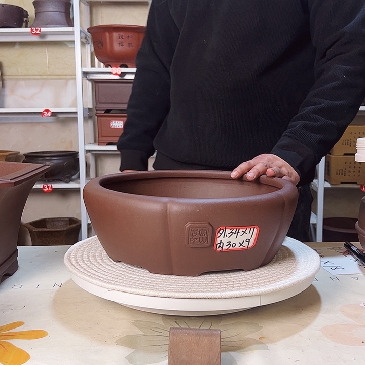 紫砂花盆紫砂花盆