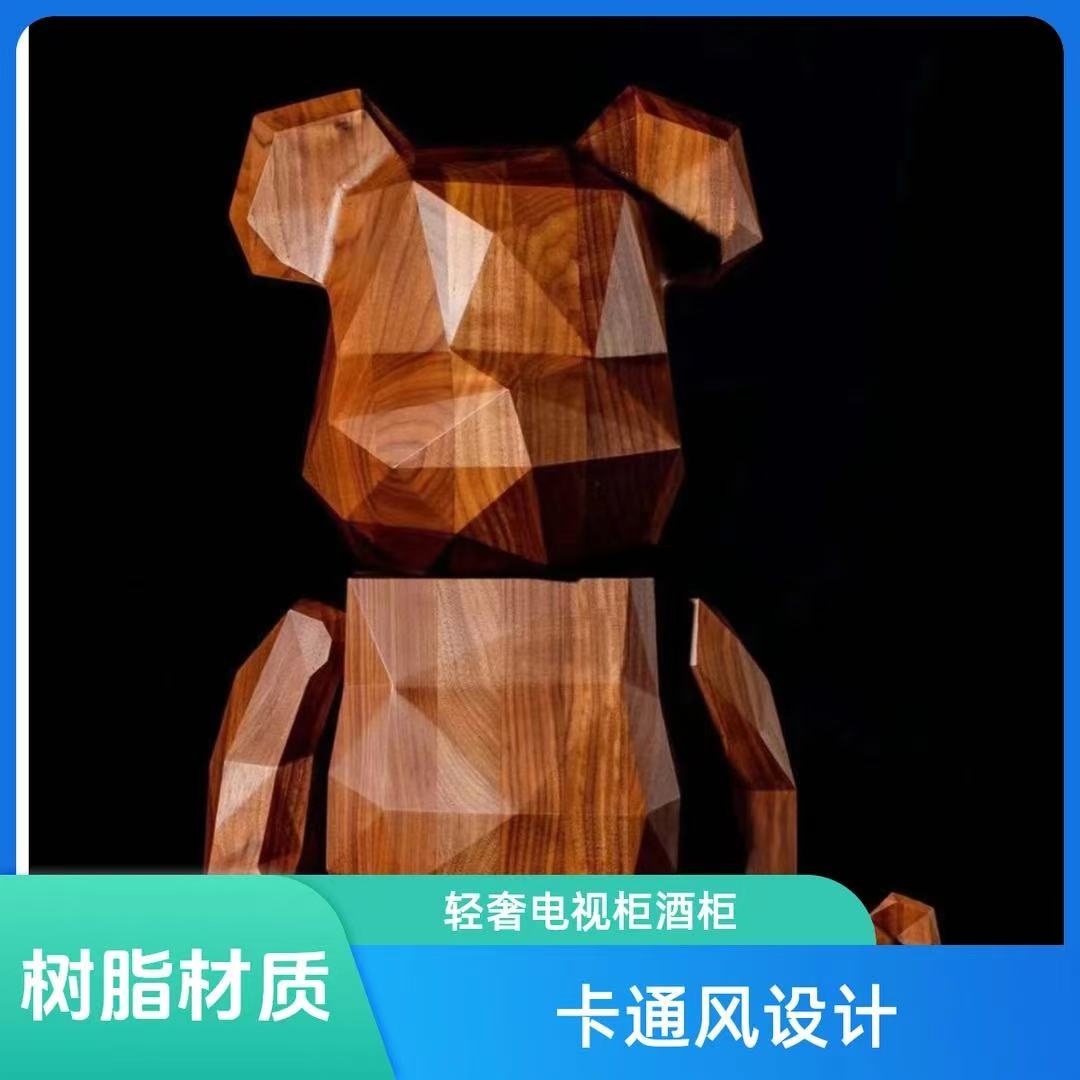 相机暴力熊存钱罐客厅摆件电视柜桌面玄关现代简约装饰暴力摆件熊