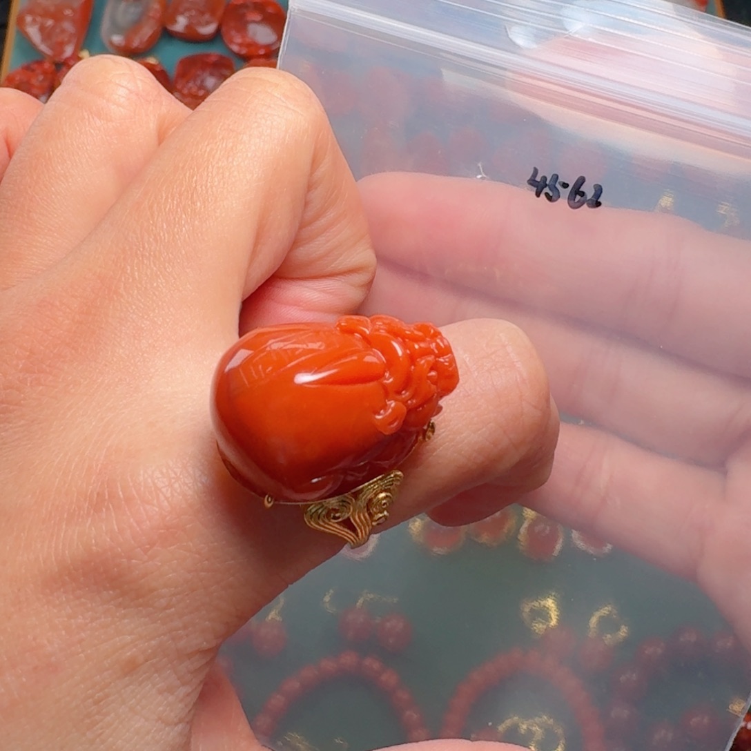 南红玛瑙南红银S925镶嵌