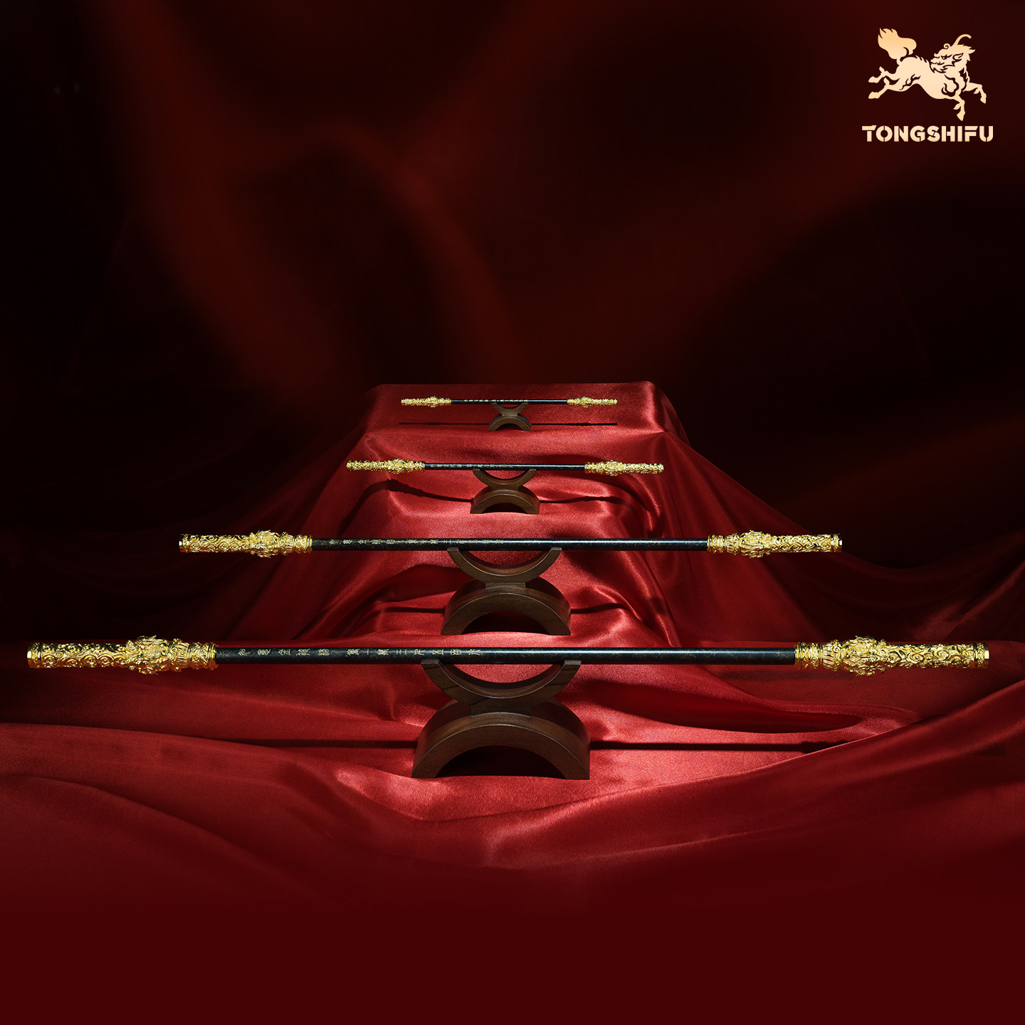 铜师傅《悟空之金箍棒》齐天大圣孙悟空如意金箍棒创意铜摆件礼物