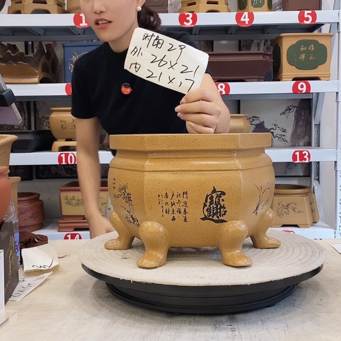 紫砂花盆紫砂花盆