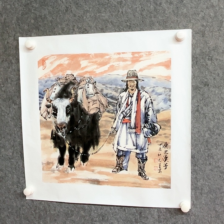 书法张老师绘画作品