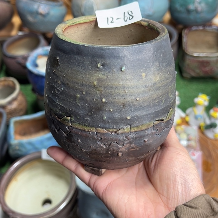 陶瓷12-68花盆小鹿