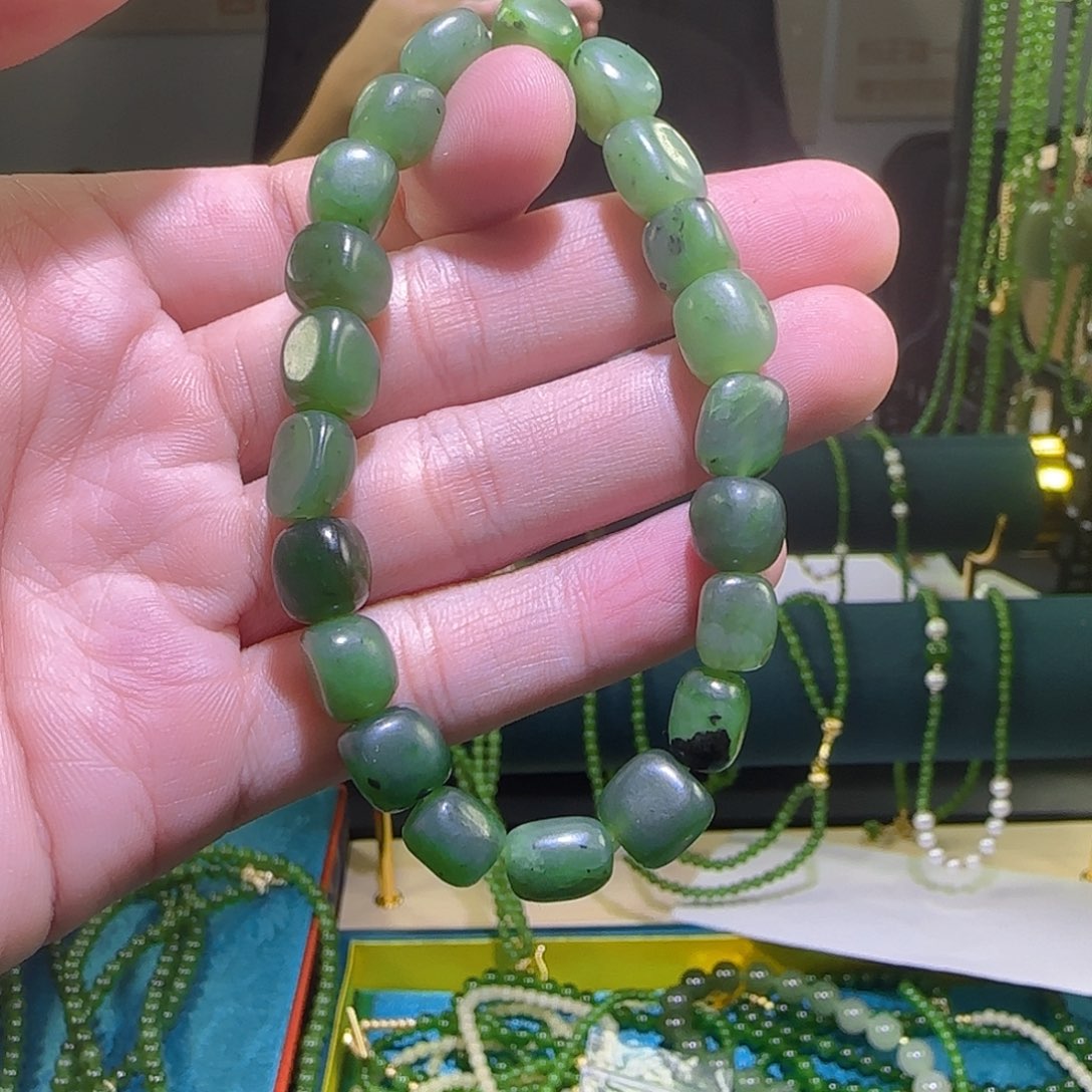 手链未镶嵌和田玉和田玉