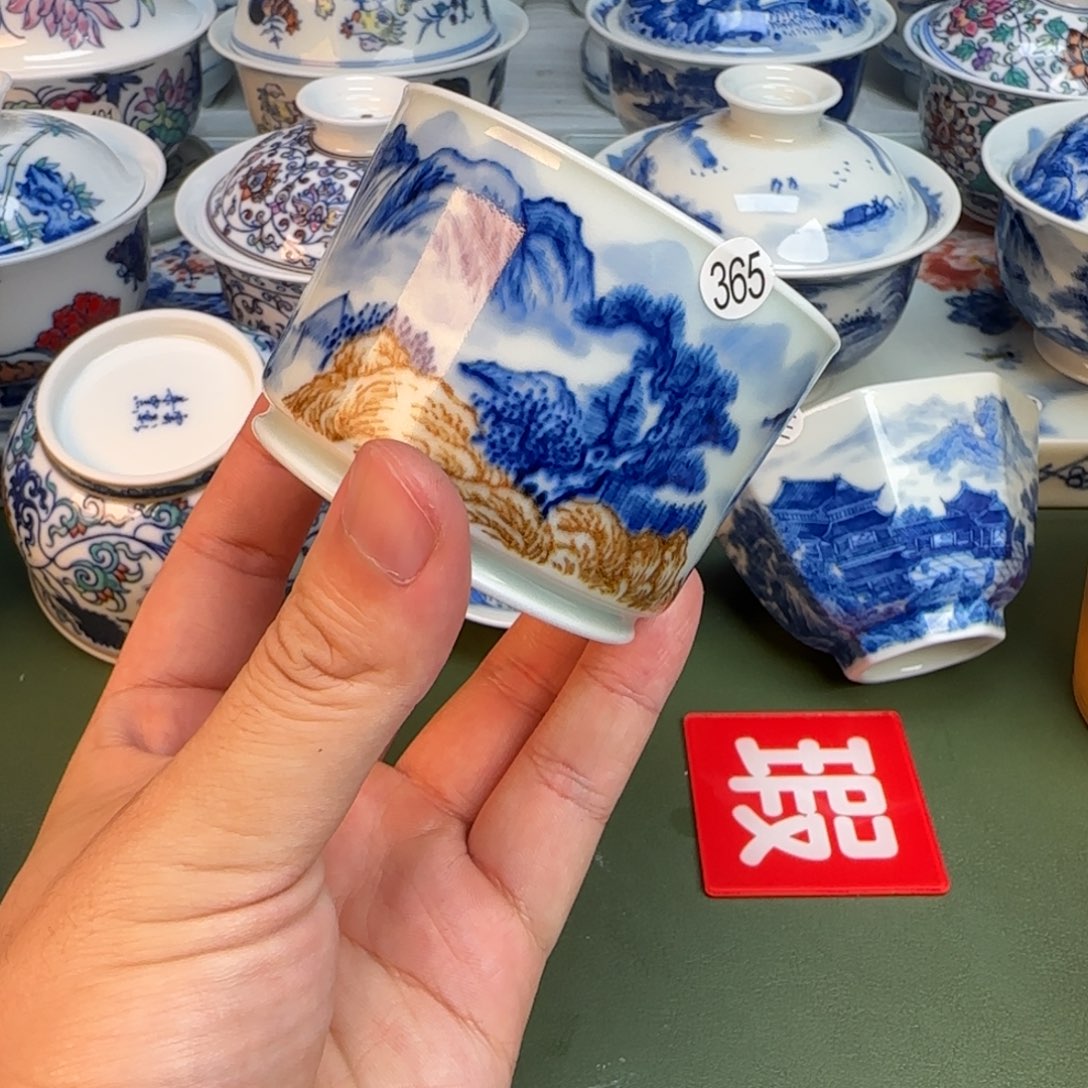 彦祖纯手工手绘茶具365