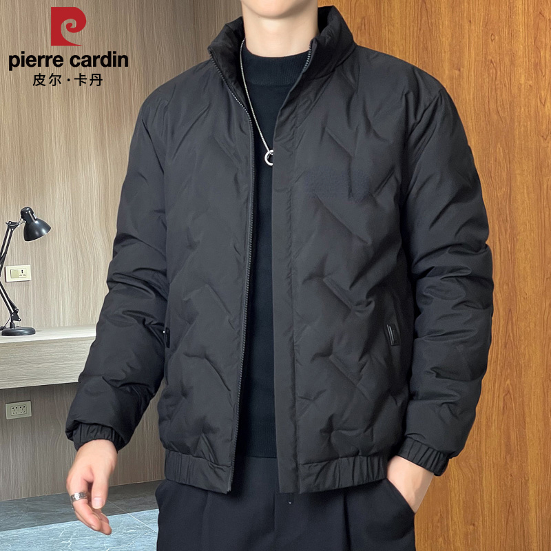 皮尔卡丹男士羽绒服2025冬季保暖立领韩版潮流短款帅气百搭上衣