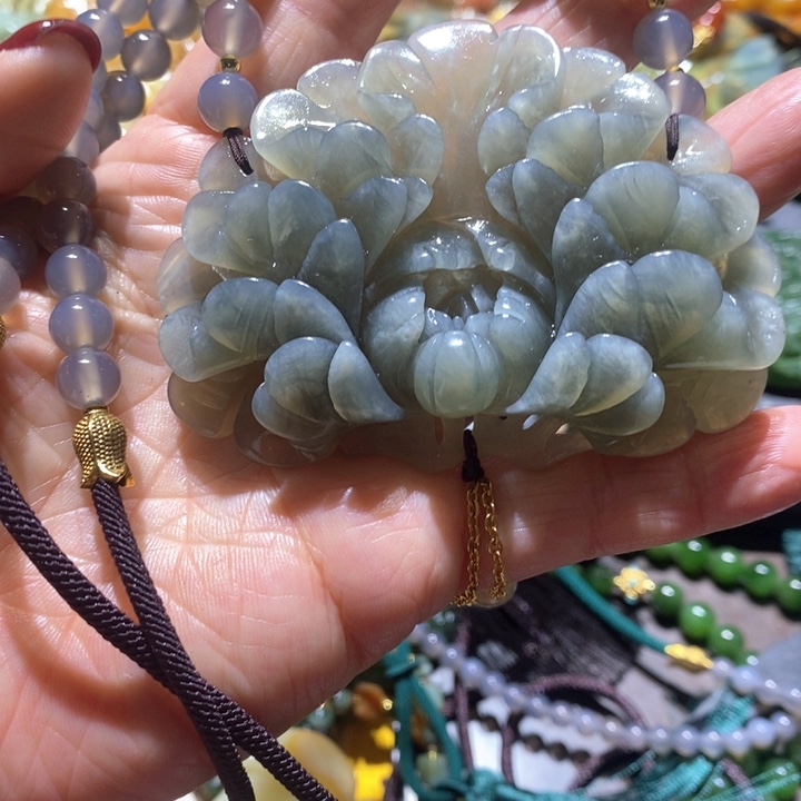 岫玉毛衣链未镶嵌