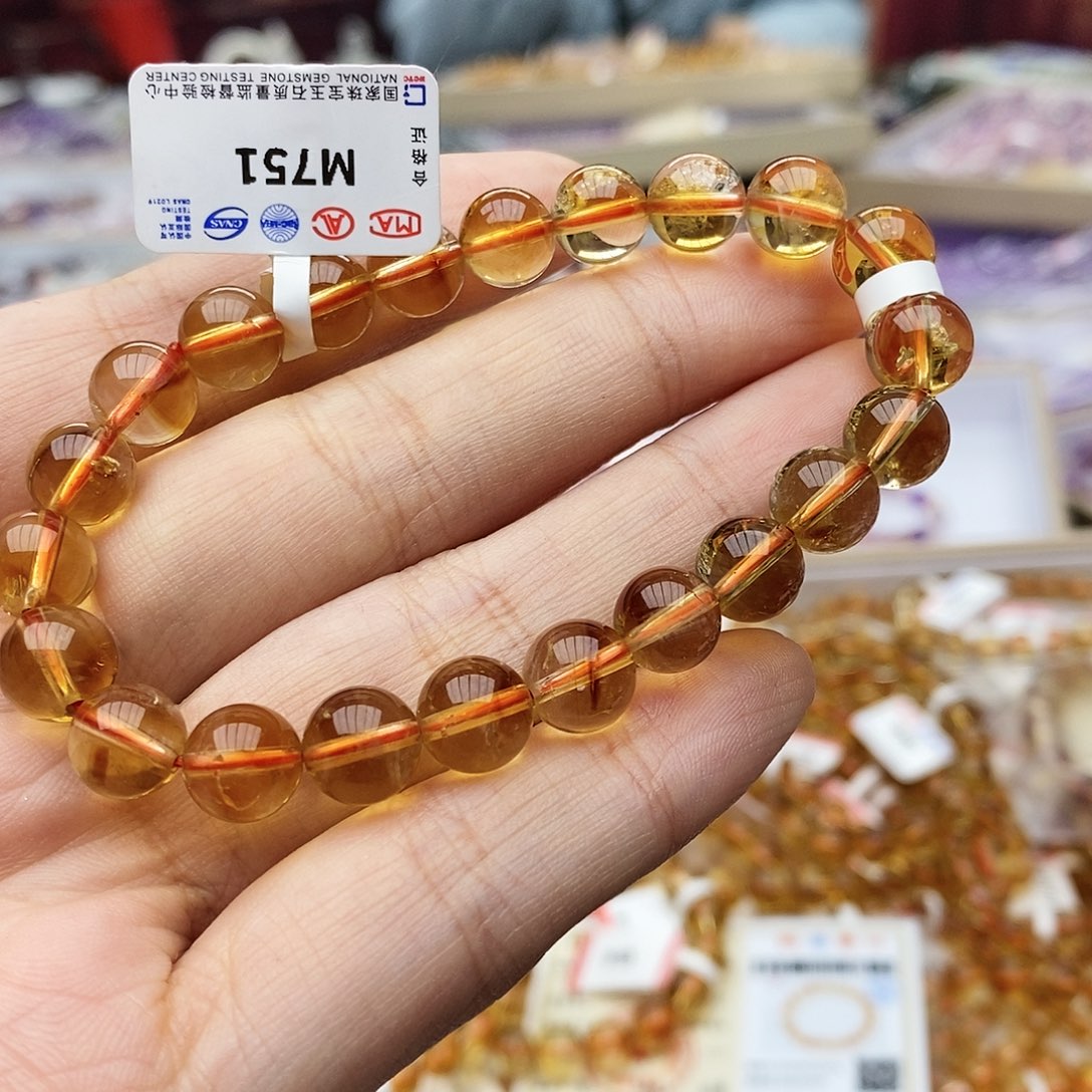 水晶手链未镶嵌M751黄水