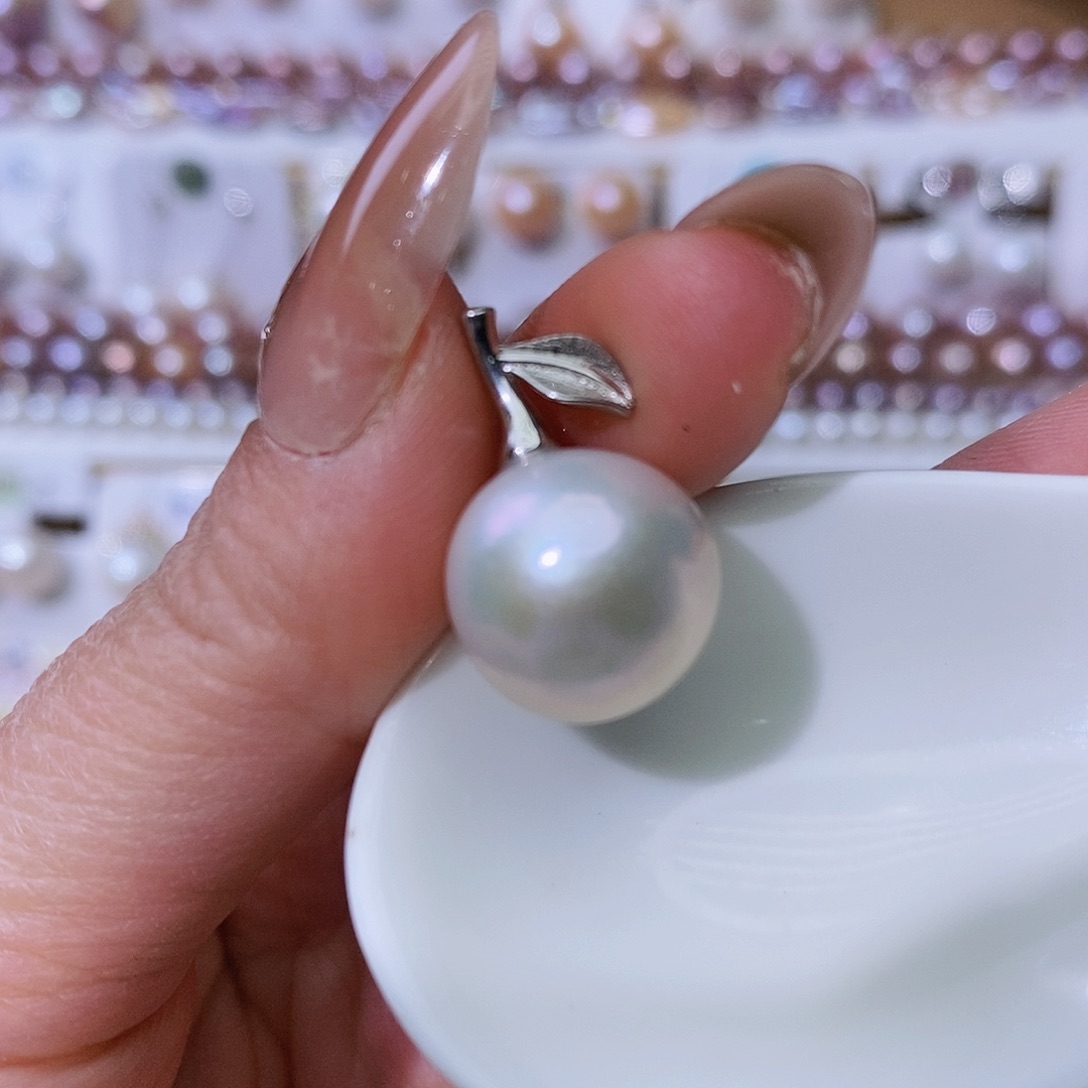 淡水珍珠颈饰银S925镶嵌