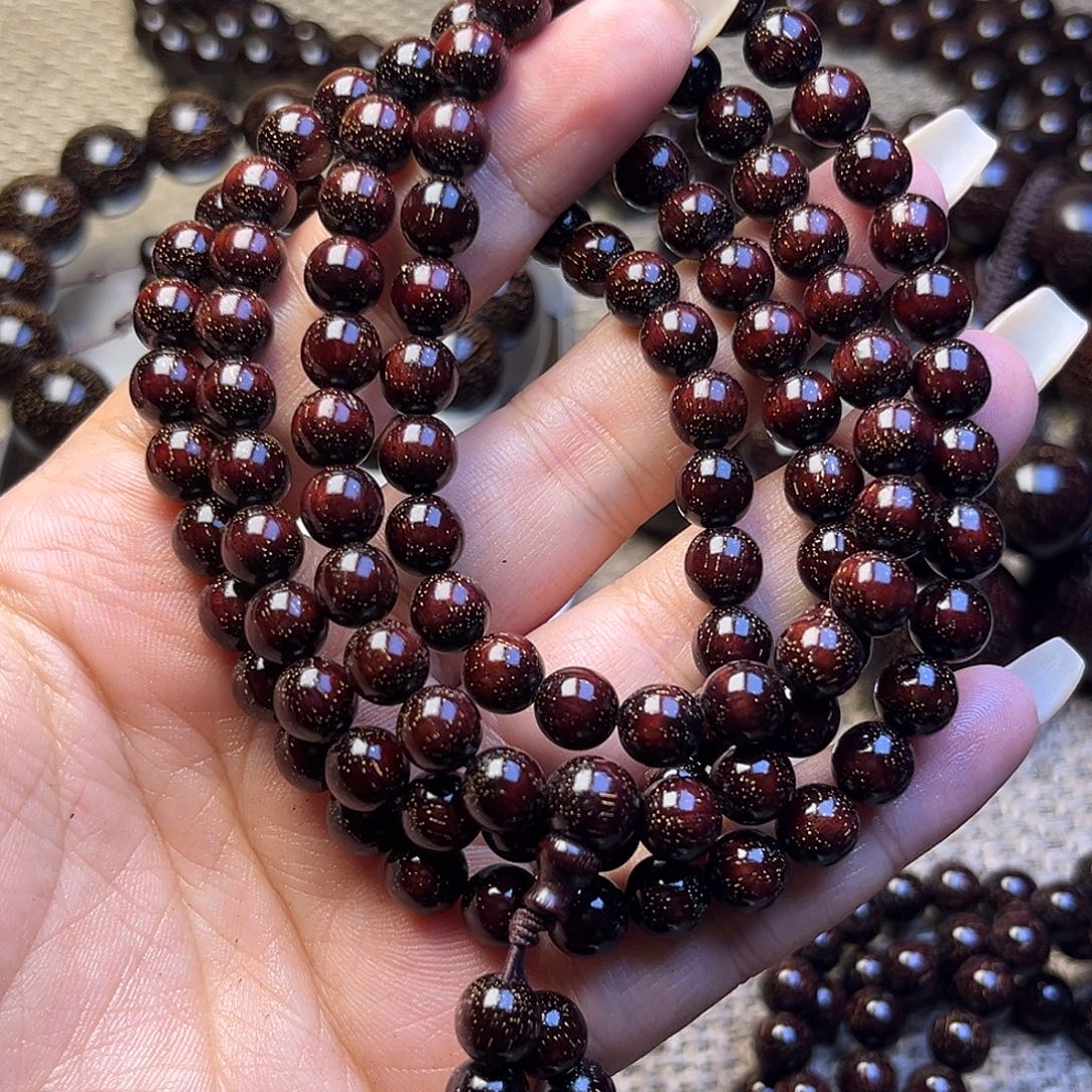 檀香紫檀（小叶紫檀）0.7 108颗满天星