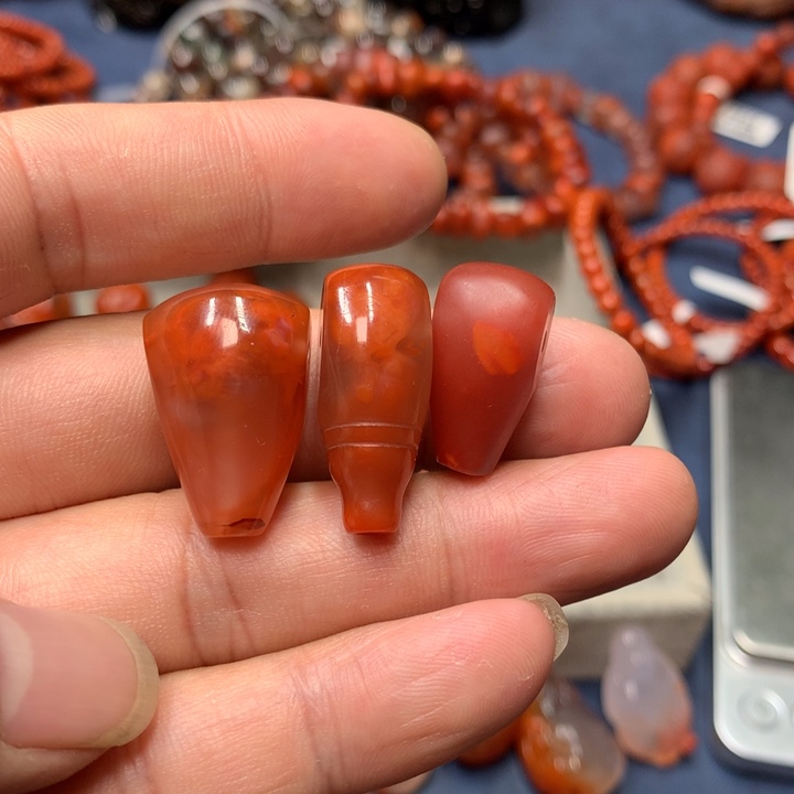 未镶嵌配饰南红玛瑙风**安