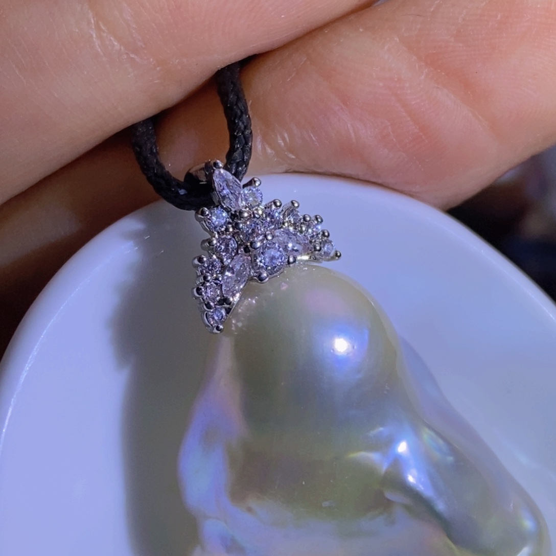 合金淡水珍珠天然淡水珍珠微瑕