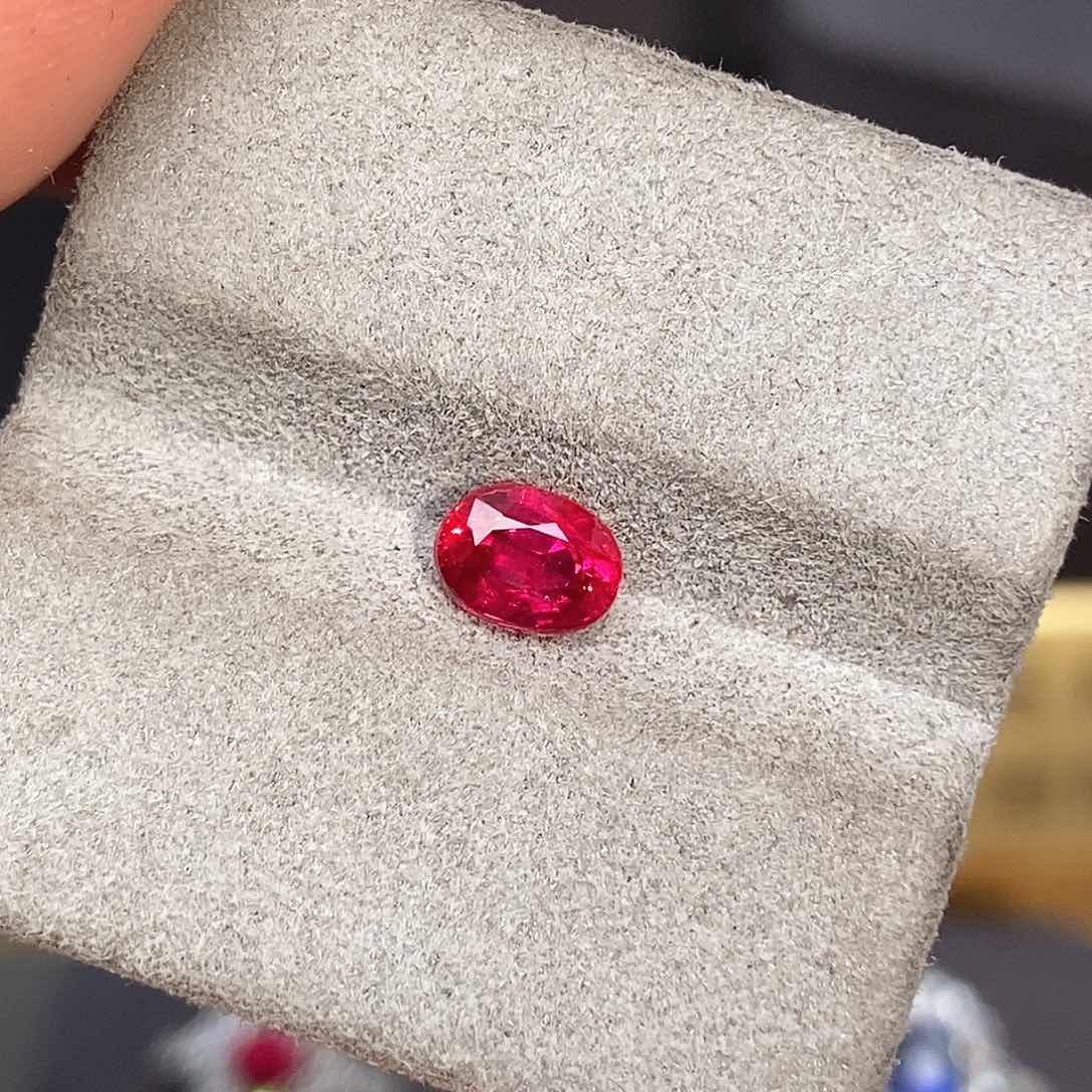 红宝石裸石未镶嵌0.91克拉
