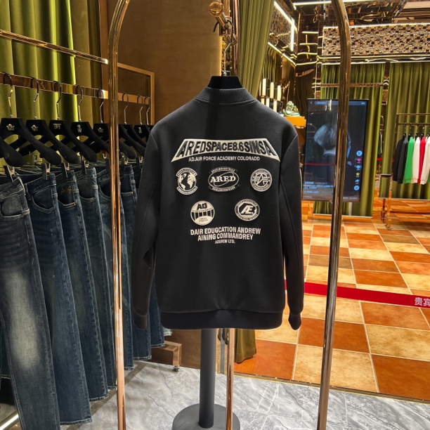 强p【棒球服】2025设计师新款潮流百搭时尚重工棒球服外套-55008