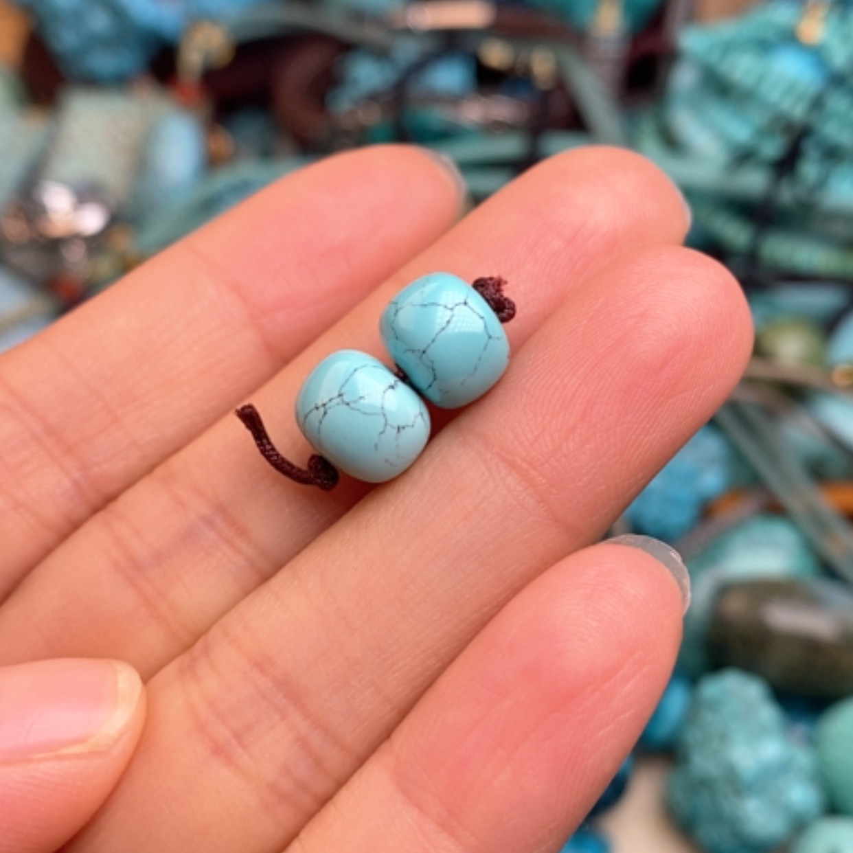 【闪购商品】绿松石珠宝半成品未镶嵌