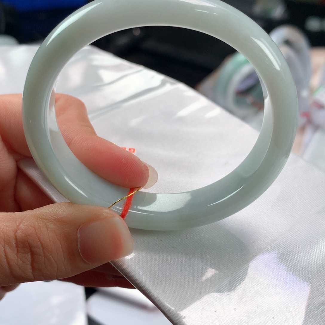 翡翠手镯未镶嵌15号54.8贵妃
