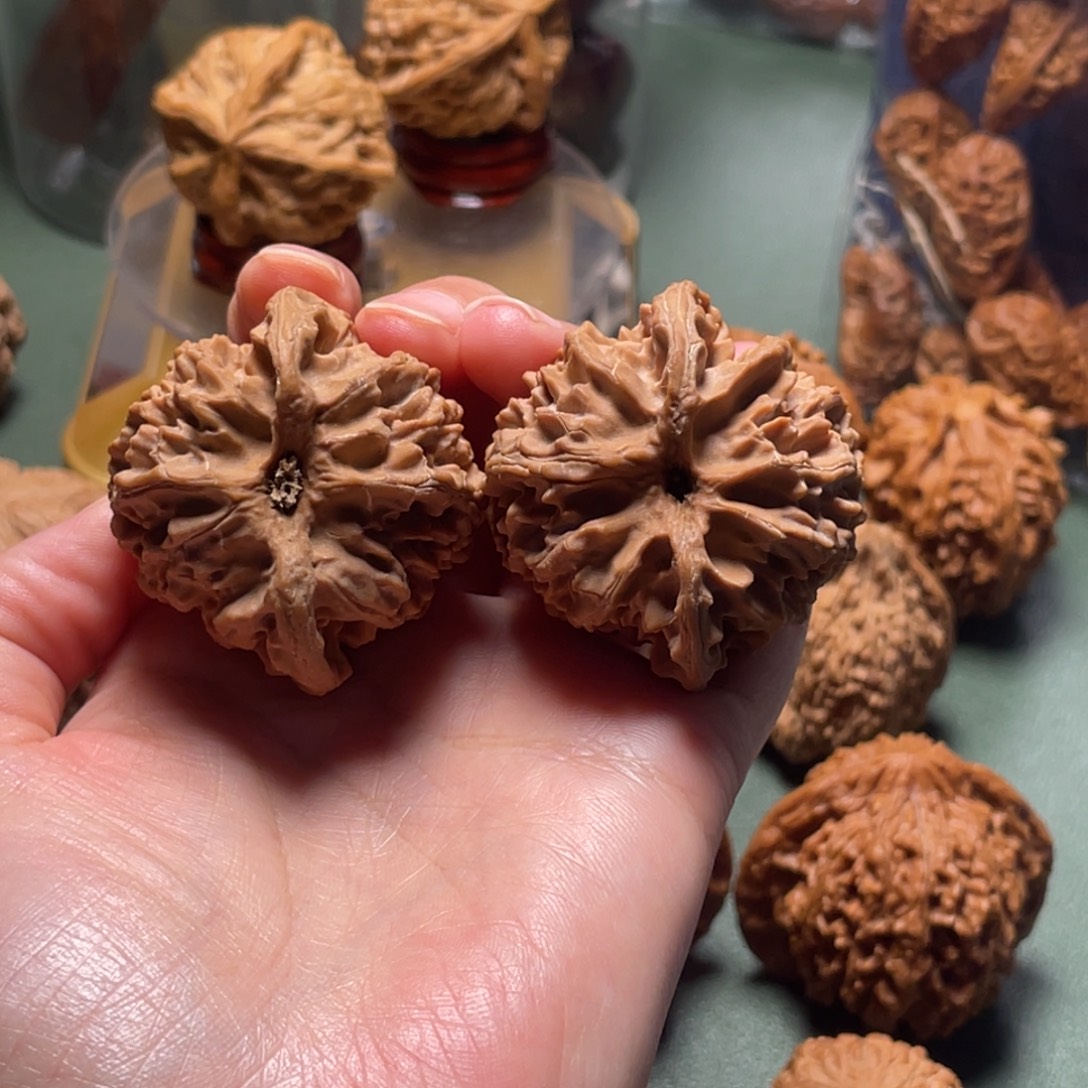 知***足吊坠文玩核桃苹果圆