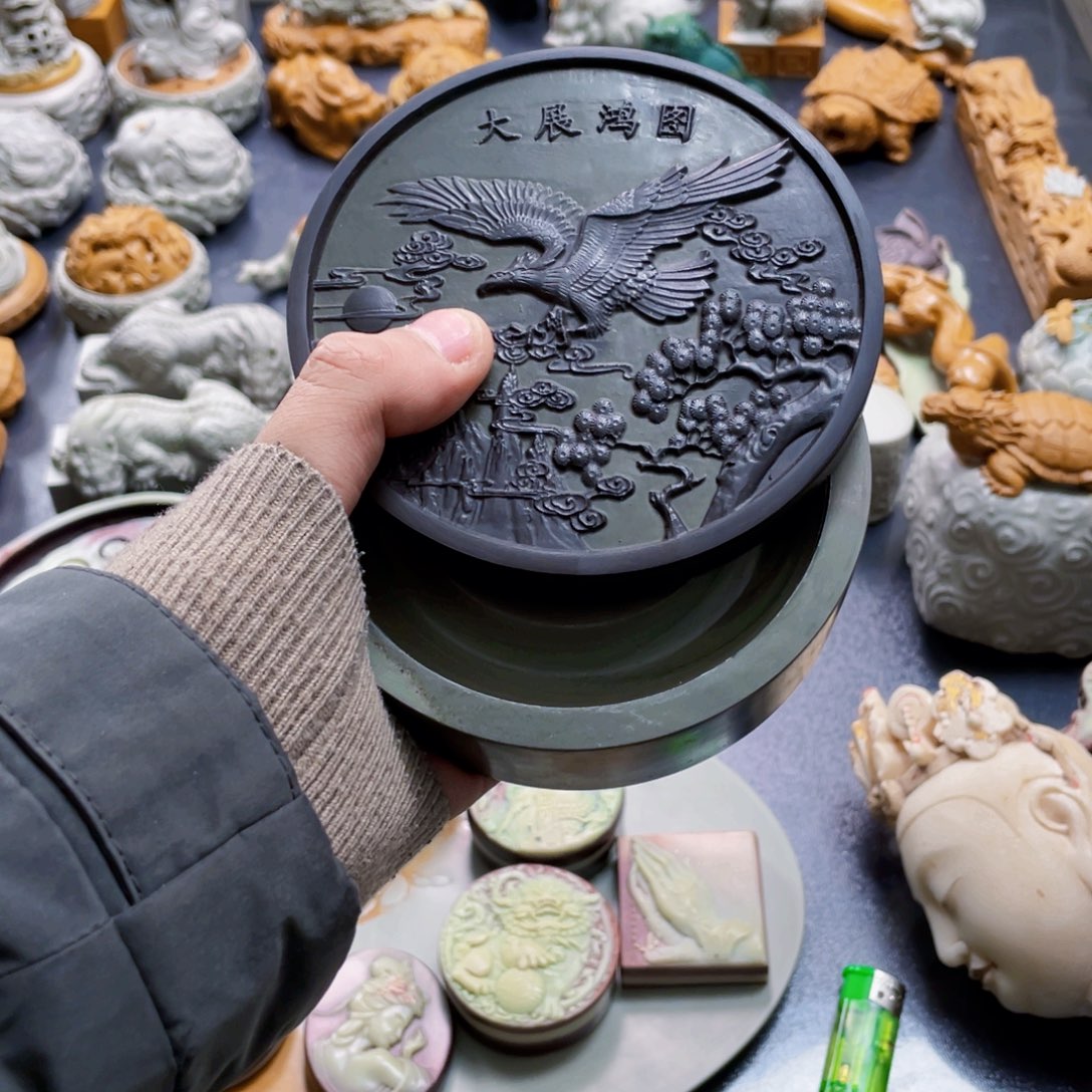 大鹏展翅12公分精品