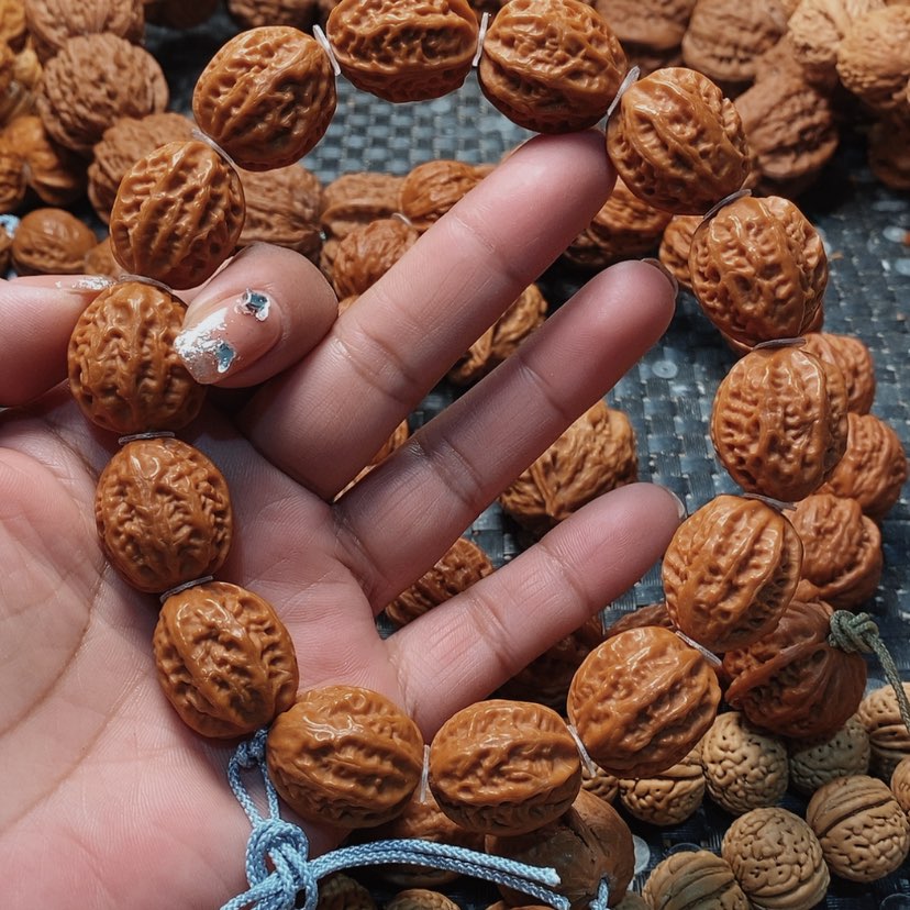 【闪购商品】文玩核桃吊坠Q*荔枝纹