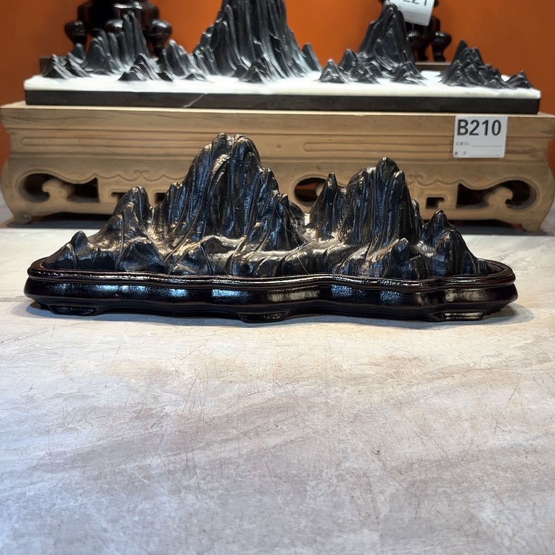 摆件老****】灵璧石奇石摆件