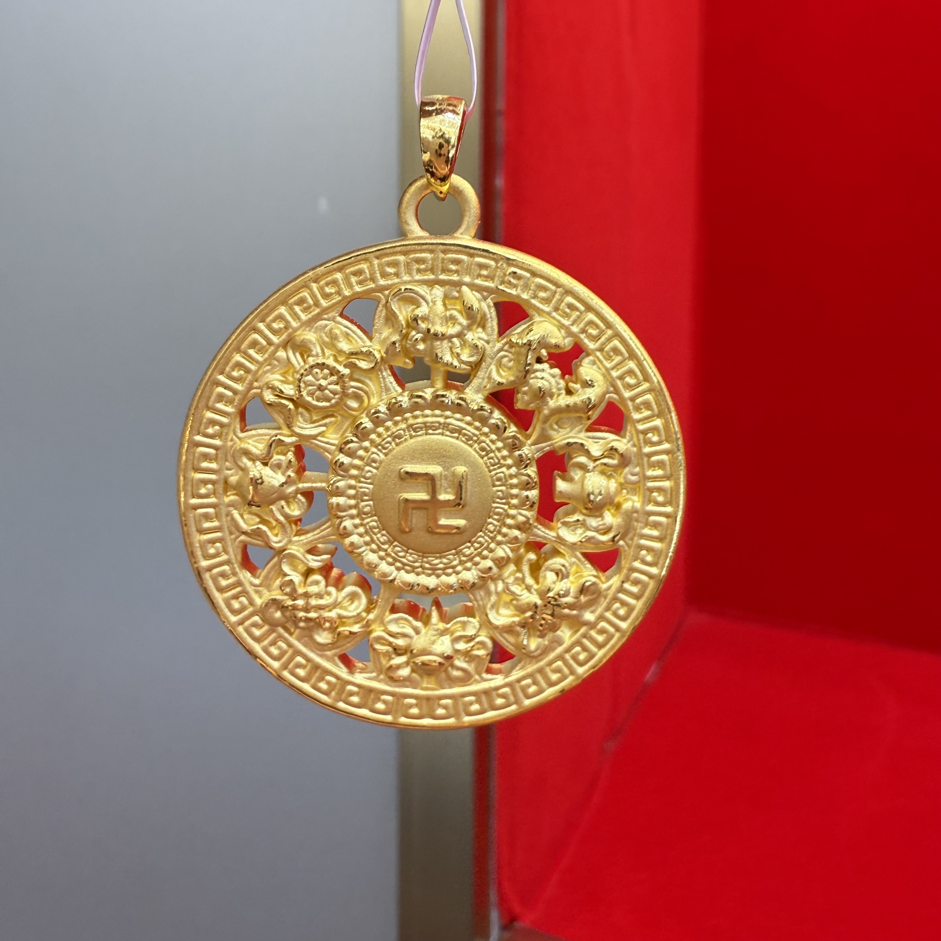 【莹莹专享】足金999投资金 八宝罗盘 GP 1.85 纳金添喜