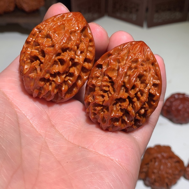 文玩核桃把件招财鼠37.5