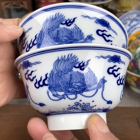 景德镇陶瓷藏式茶碗