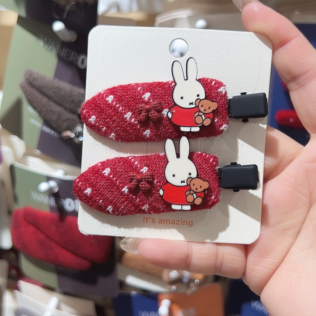 非金属小兔红色无痕