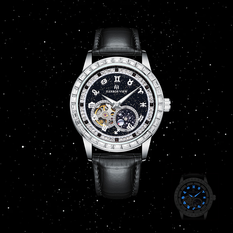 【官方正品】十二星座系列-HA2460/男士高端商务自动机械腕表-fsq