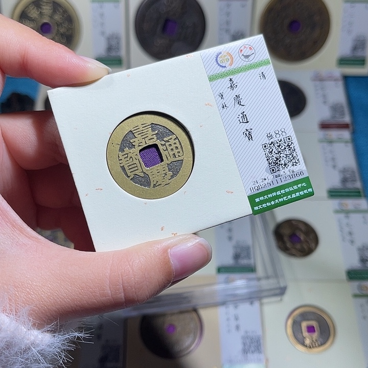 铜小轻嘉庆通宝3866