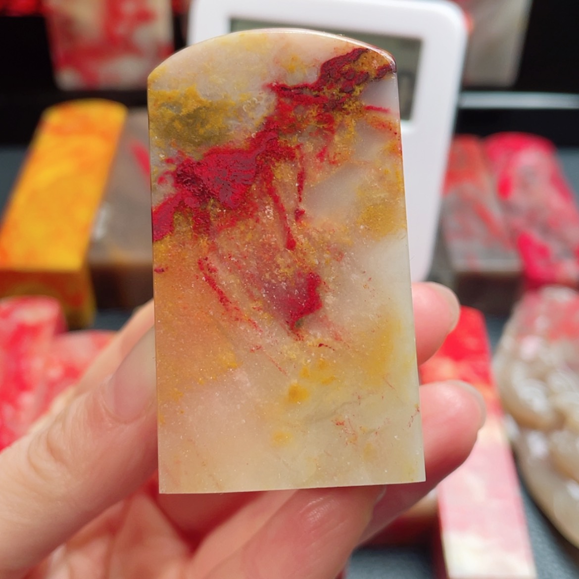 【闪购商品】昌化鸡血石大****o邵氏鸡血石