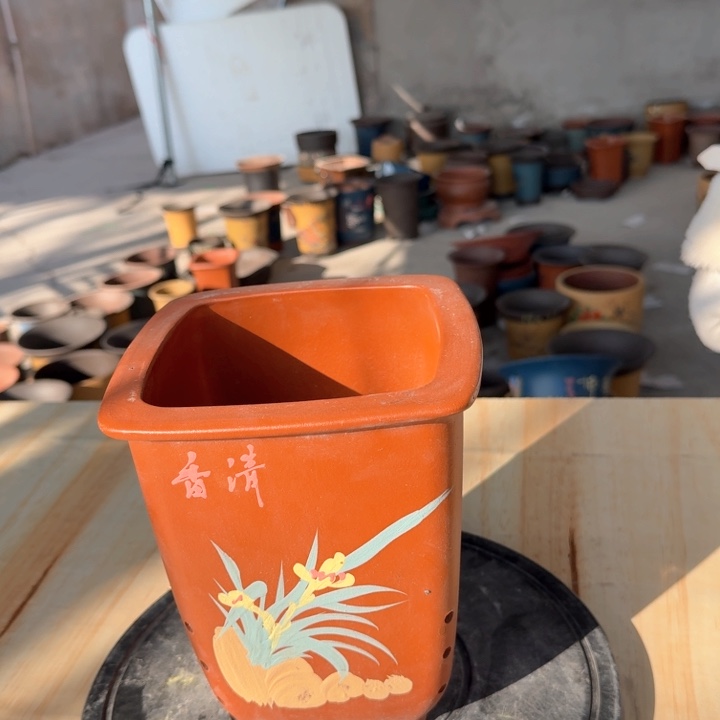 紫砂紫砂花盆s f v b b