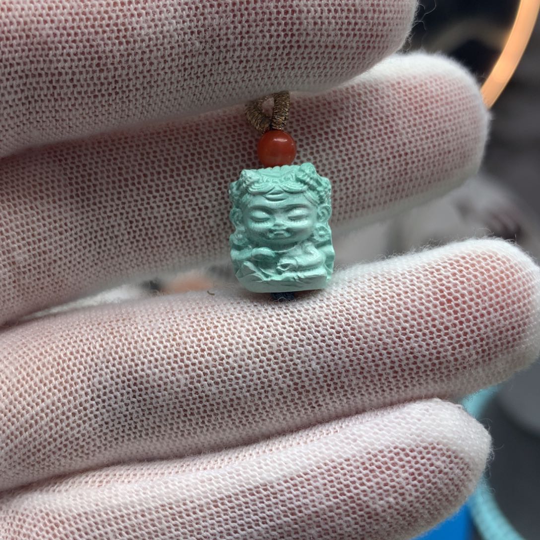 绿松石挂件未镶嵌