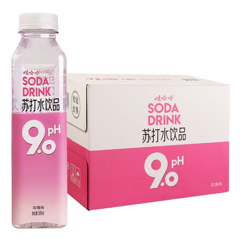 娃哈哈9.0PH苏打水500*15瓶