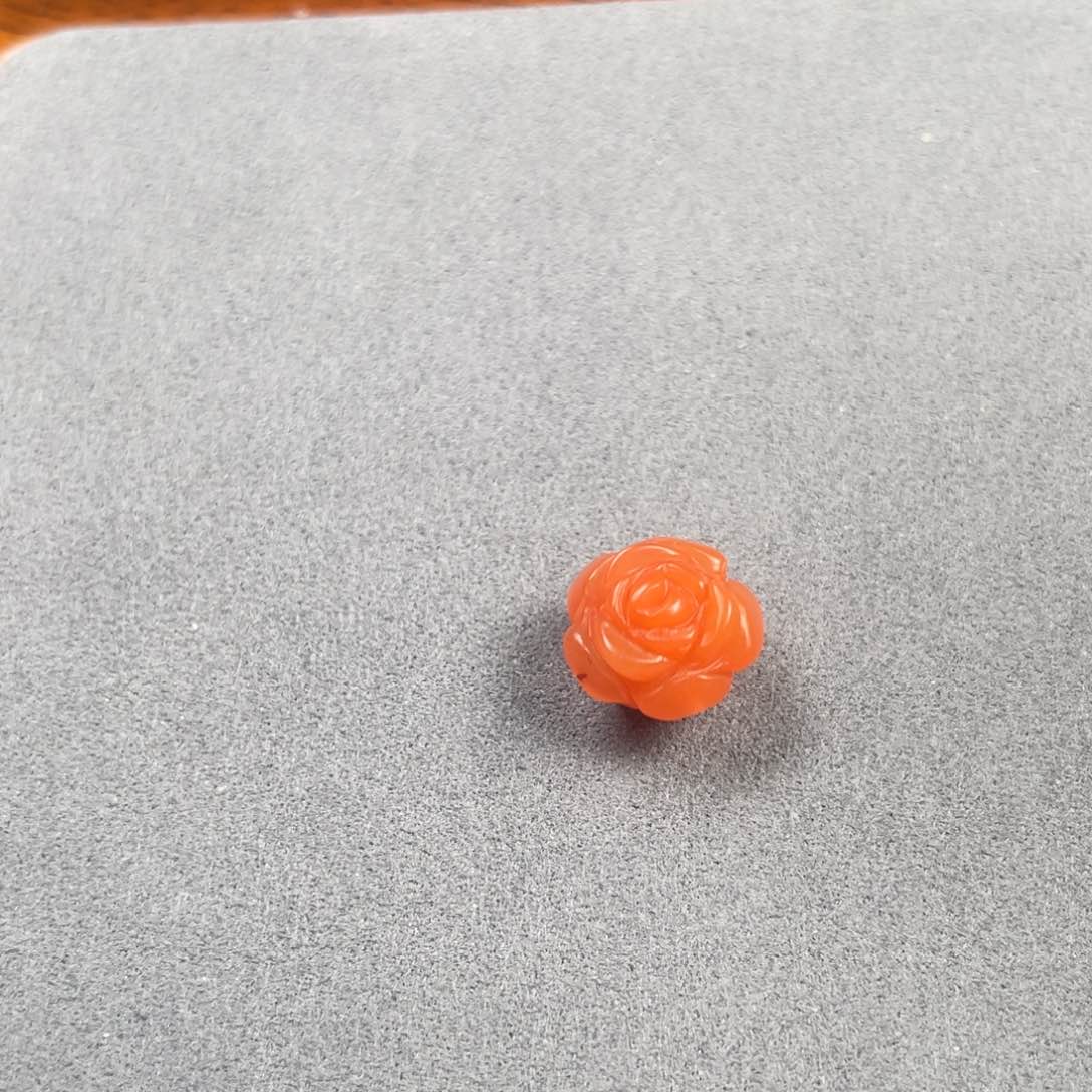 南红玛瑙玫瑰花未镶嵌