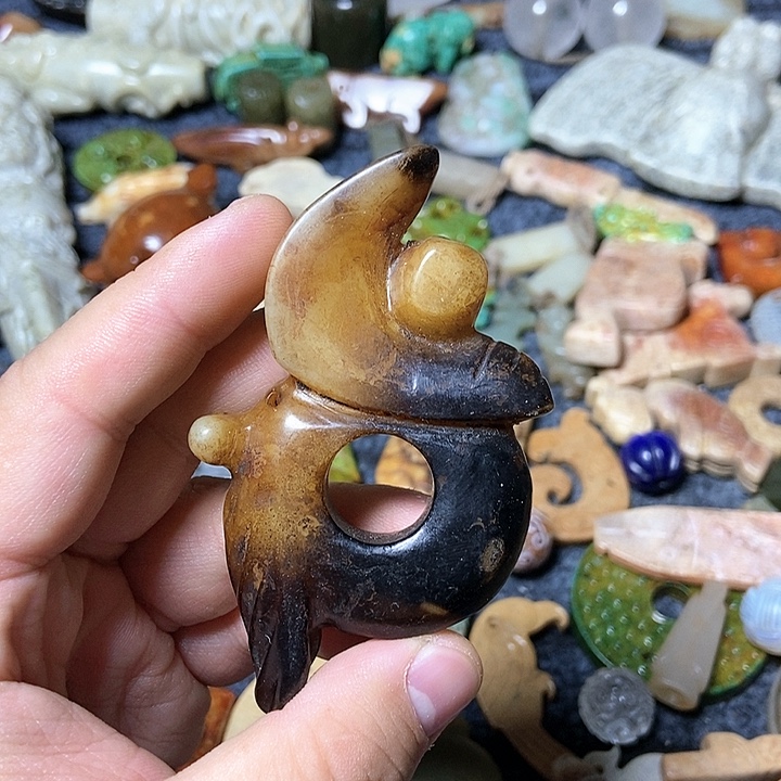 和田玉未镶嵌颈饰167