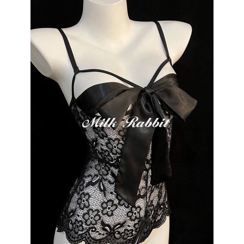 情人节系列【蜜桃外露】80-180斤纯欲性感新款轻奢蝴蝶吊带女装背心