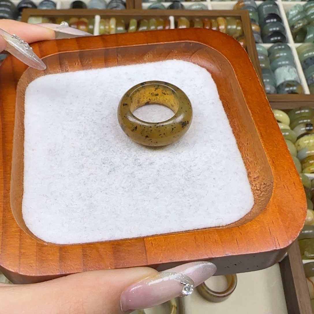 蛇纹石玉合金内径17.1凉*