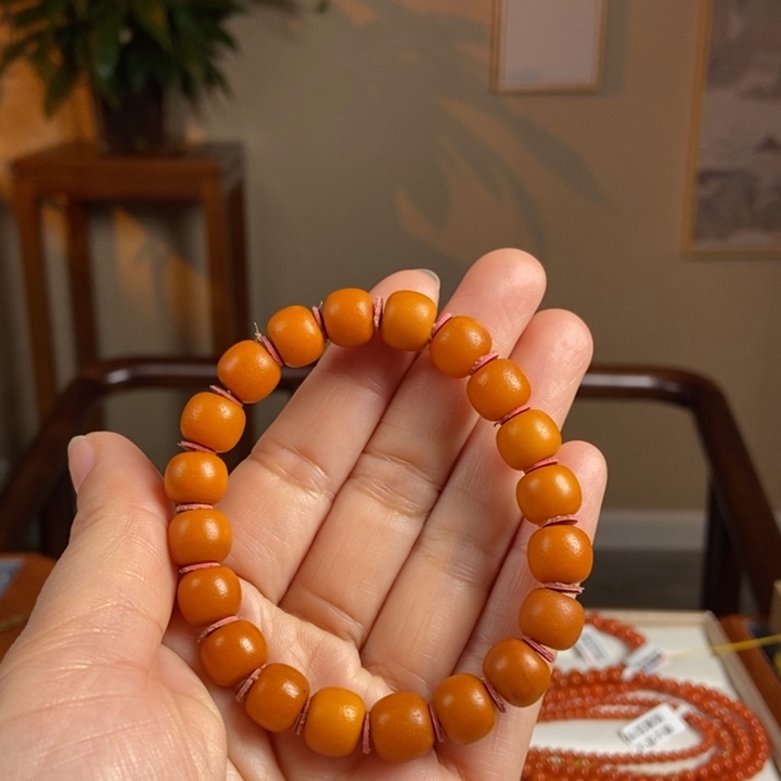 琥珀手链未镶嵌蜜蜡手串10