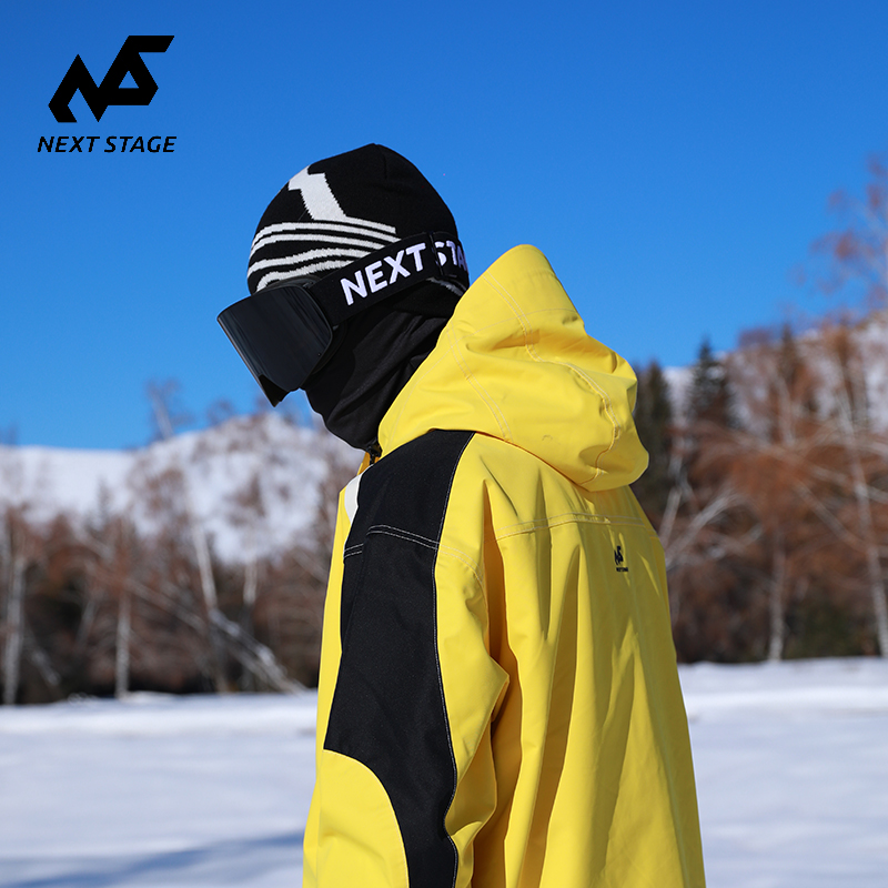 NEXTSTAGE2025滑雪帽女针织帽加厚保暖防风毛线帽男户外滑雪装备