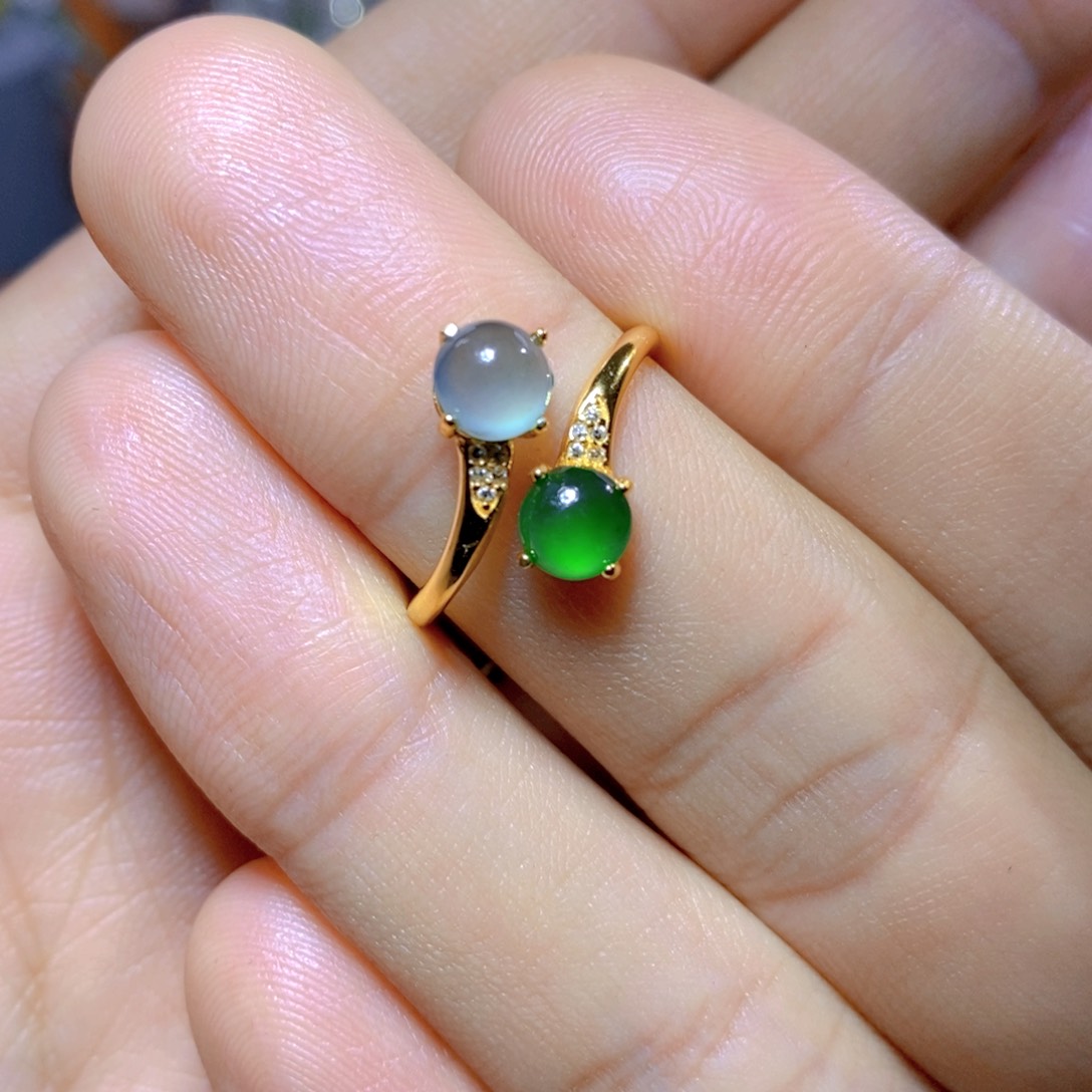 翡翠颈饰银S925镶嵌天然翡翠