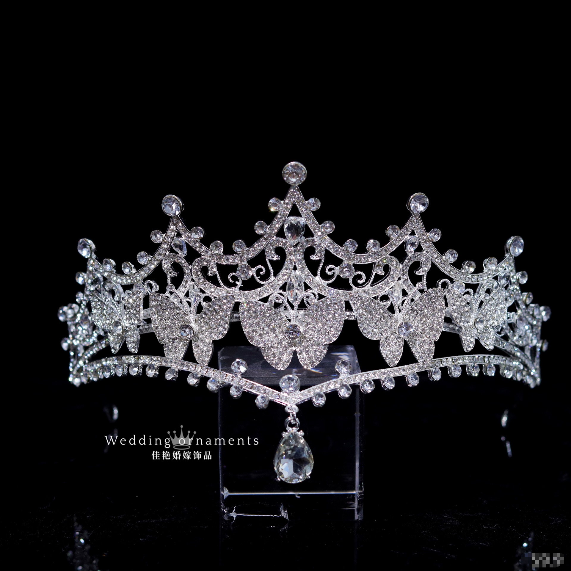 7162新款精致时尚气质公主婚纱皇冠小众奢华气质款新娘头饰